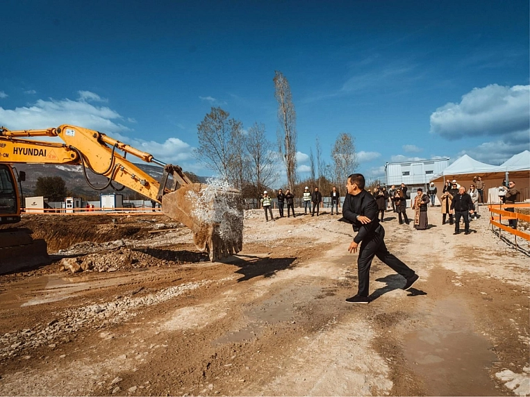 Ceremonial water blessing and symbolic launch of Belgravia Park Residence